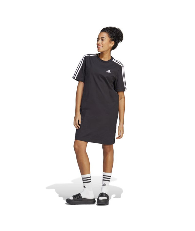 Robe adidas 3S Boyfriend Single Noir Femmes