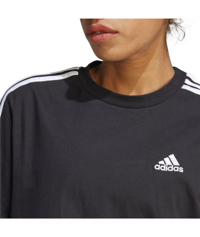 Vestido adidas 3S Boyfriend Single Black Women's