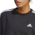 Vestido adidas 3S Boyfriend Single Black Women's