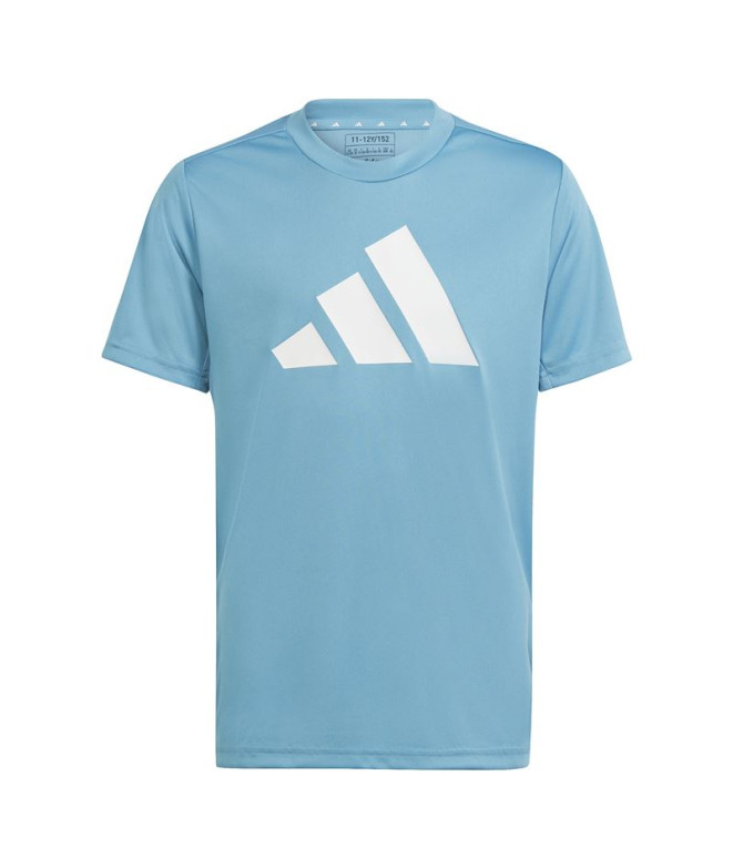 Camiseta de Fitness adidas Training Essentials Azul Infantil