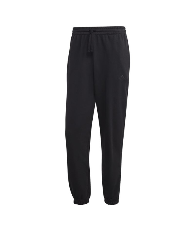 Calças adidas French Terry Homem Preto