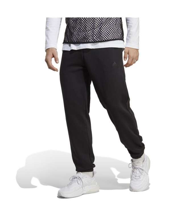 Pantalons adidas French Terry Noir Homme