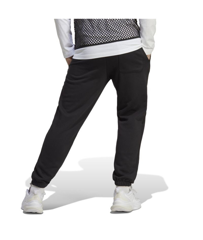 Pantalons adidas French Terry Noir Homme
