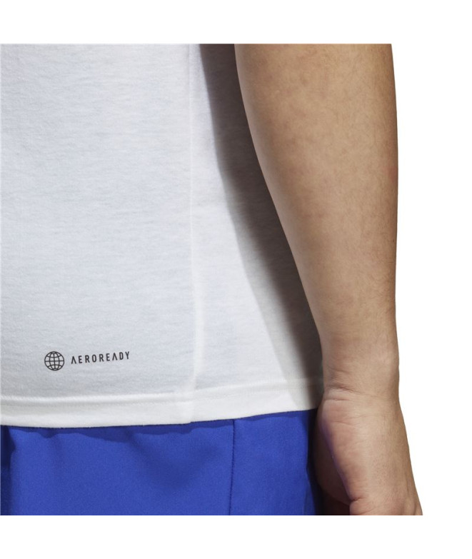 Camiseta adidas fundamentos da Formação Branco...