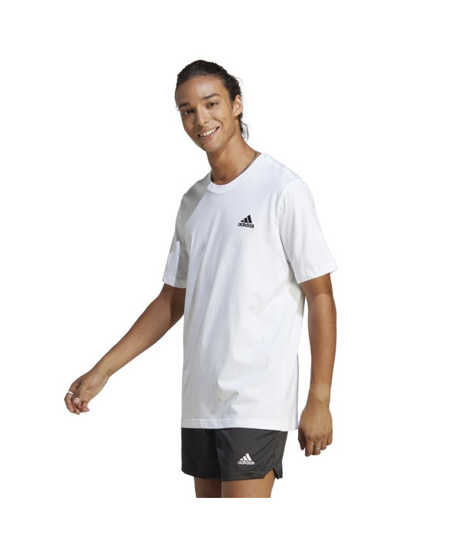 Camiseta adidas Essenciais Branco Homem