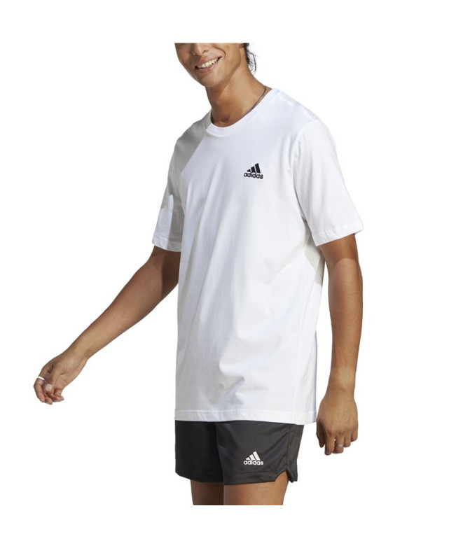 Camiseta adidas Essenciais Branco Homem