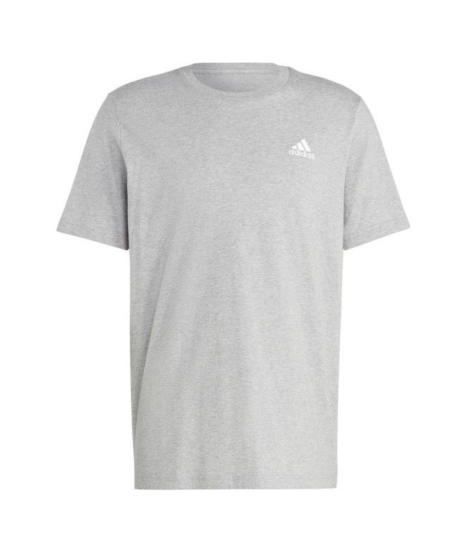 T-shirt adidas Essentials Homem Cinzento