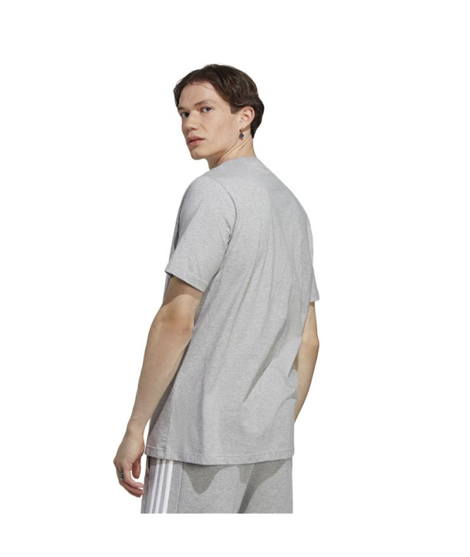 Camiseta adidas Essentials Gris Hombre