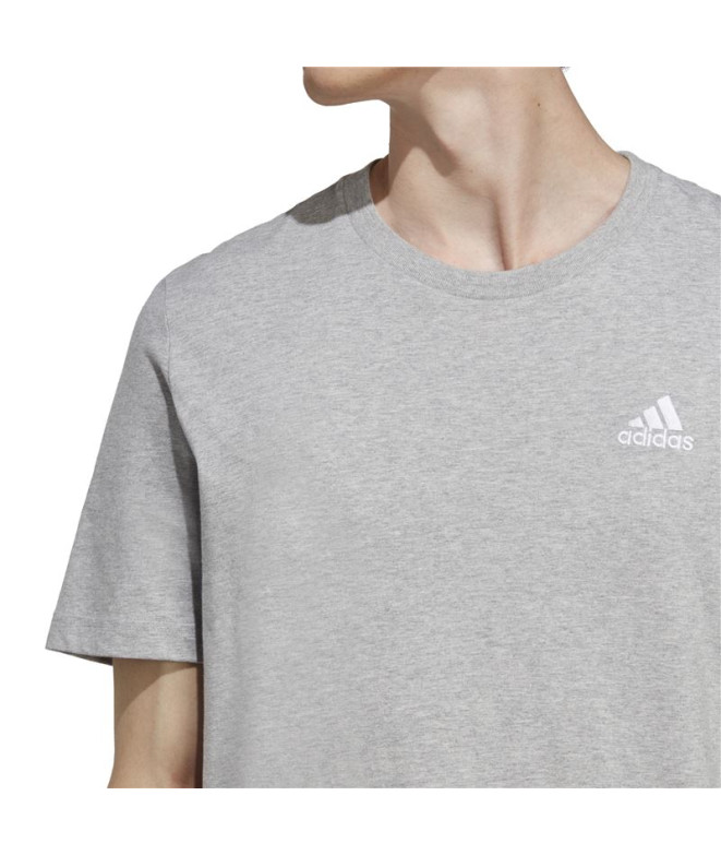 Camiseta adidas Essenciais Cinzento Homem