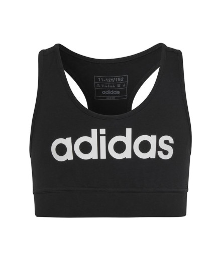Soutien de desporto adidas Logotipo linear Preto Soutien...