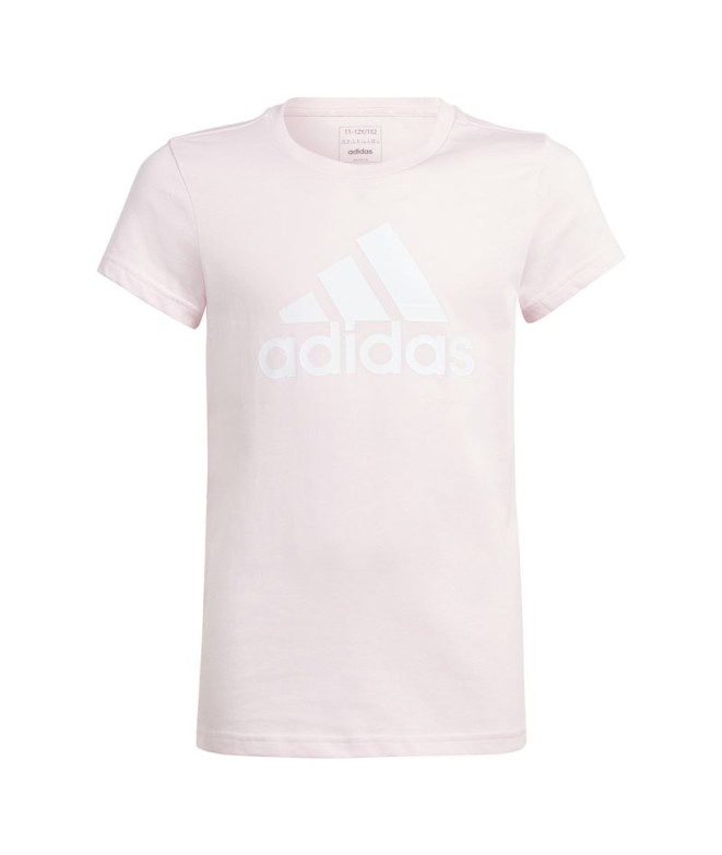 T-shirt adidas Essentials Big Logo Pink Girl's T-Shirt