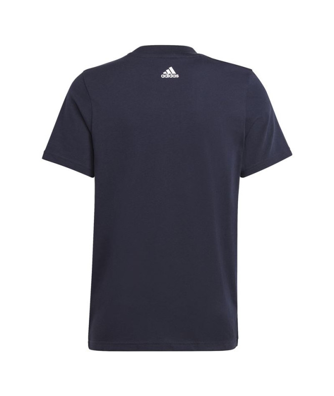 T-shirt adidas Essentials Big Logo Kids Bleu