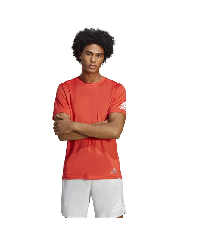 T-shirt Running adidas de Run It Red Homme