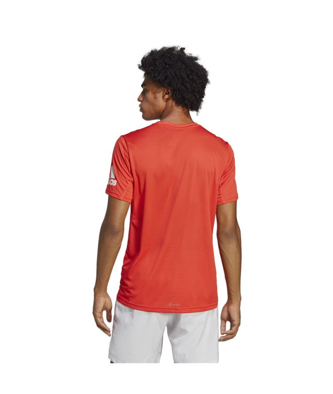 T-shirt Running adidas de Run It Red Homme