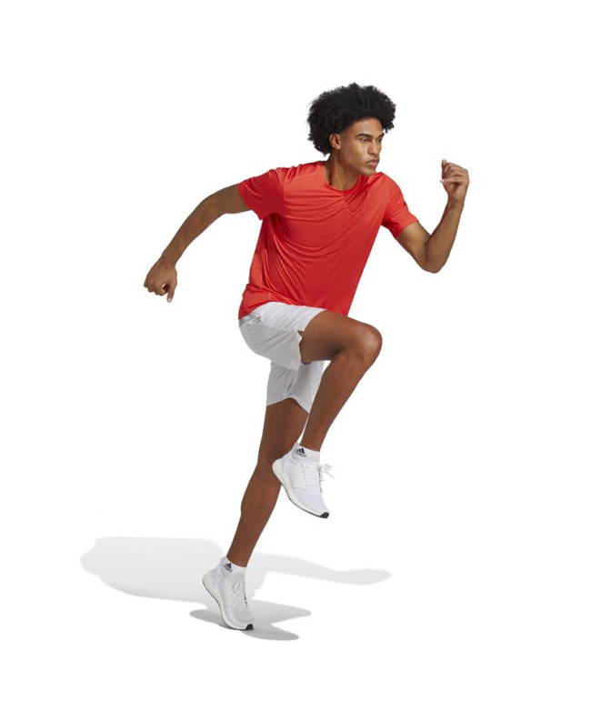 T-shirt Running adidas de Run It Red Homme