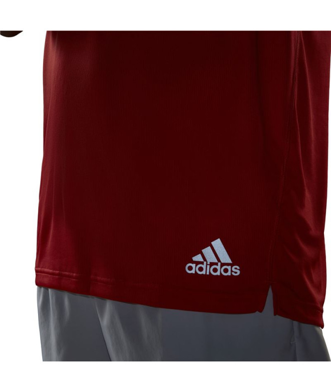 T-shirt Running adidas de Run It Red Homme