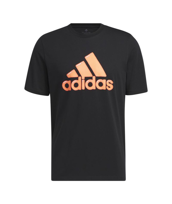 Camiseta adidas Logótipo preto Homem