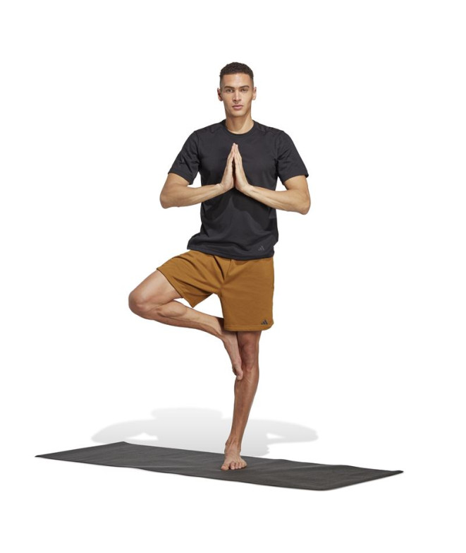 Calça Fitness adidas Yoga de Basert Brown Homem