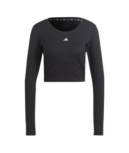 T-Shirt Fitness adidas Studio Preto Mulher