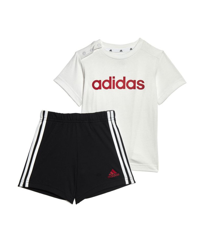 Conjunto adidas Lineage Branco Infantil