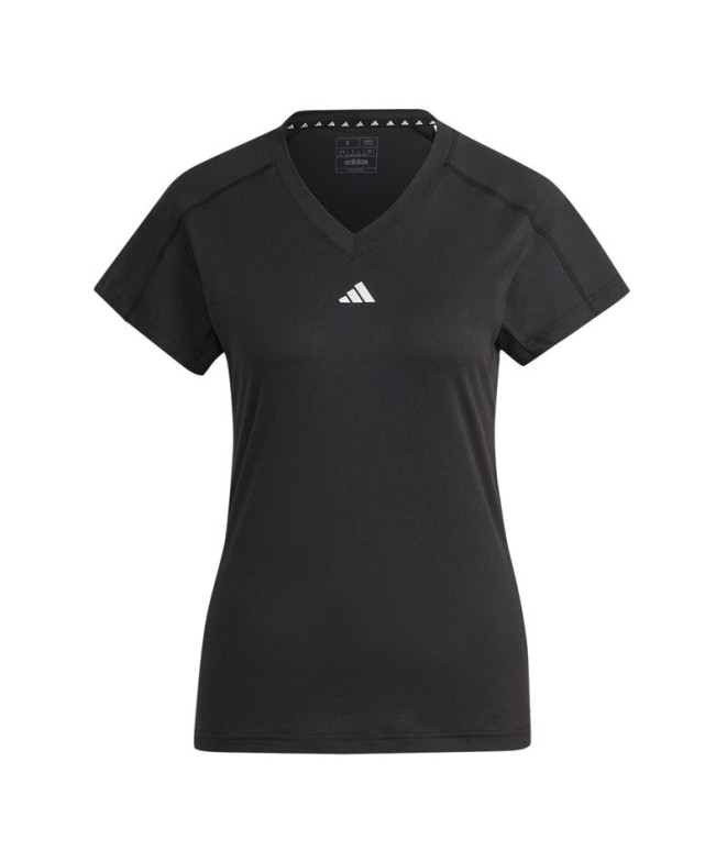 T-Shirt de fitness adidas Training Essentials Minimal Feminino Preto