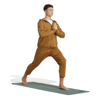 Chaqueta de Yoga adidas Base Training Marrón Hombre