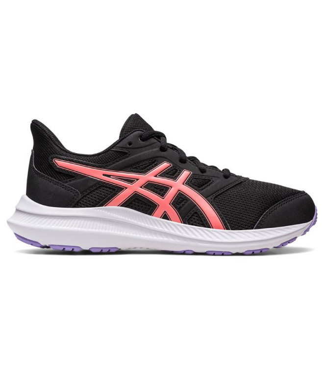 ASICS Jolt 4 GS Black and Pink Chaussures de running pour enfants