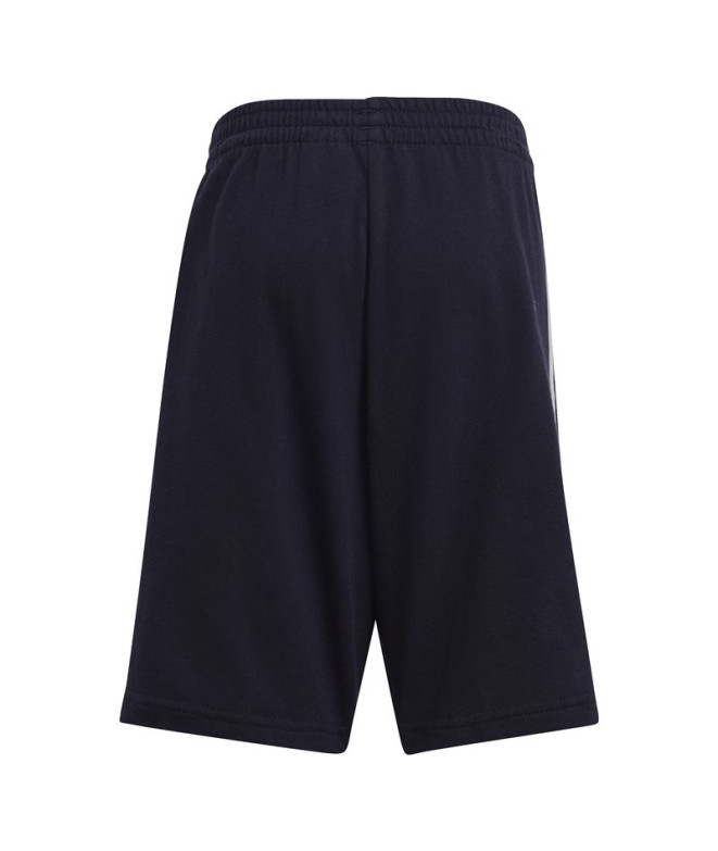 Conjunto adidas 3S Co Azul para crianças