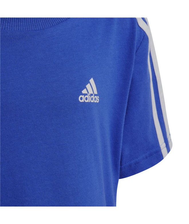 Conjunto adidas 3S Co Azul Infantil
