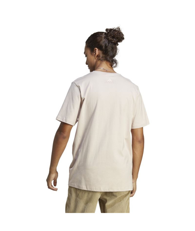 Camiseta adidas Essentials Beige Hombre