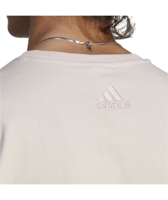 Camiseta adidas Essentials Beige Hombre