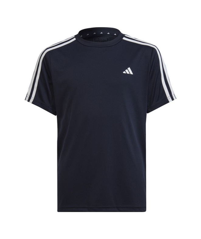 Camiseta de Fitness adidas Tr-Es 3S T Azul Niño