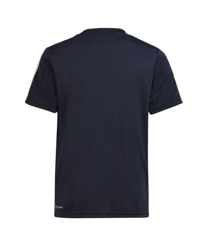 Camiseta de Fitness adidas Tr-Es 3S T Azul Menino