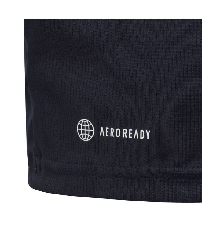 Camiseta de Fitness adidas Tr-Es 3S T Azul Menino