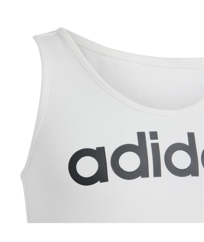 T-shirt adidas Linear Blanc T-shirt pour fille