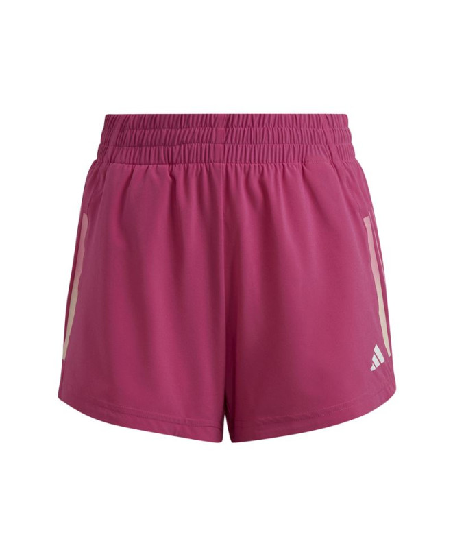 Calças de fitness adidas 3S Girls Pink