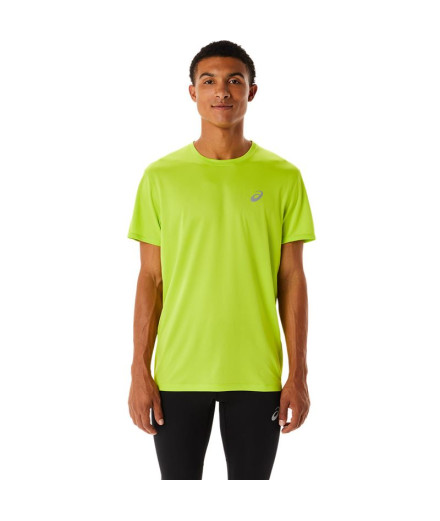 por ciento Enfermedad Huracán Camiseta de Running ASICS Core Verde Hombre