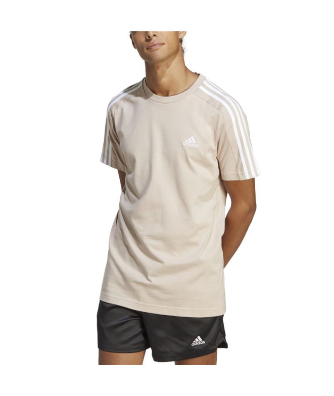Camiseta adidas 3S Beige Hombre