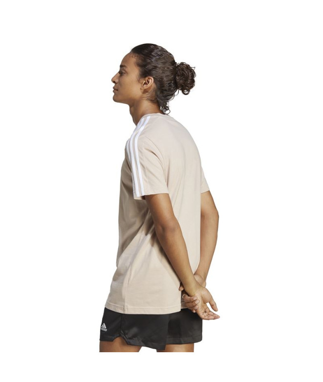 Camiseta adidas 3S Beige Hombre