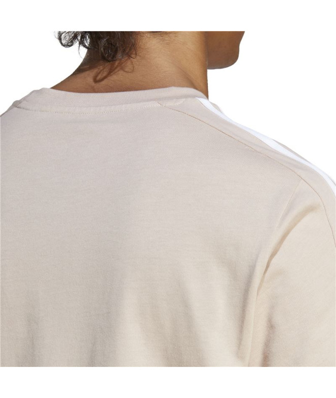 Camiseta adidas 3S Beige Hombre