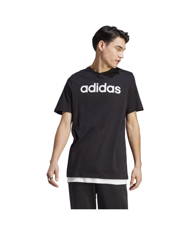 Camiseta adidas Essentials Single Jersey Preto...