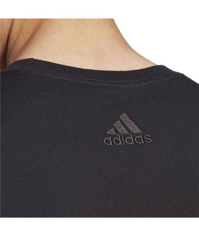 Camiseta adidas Essentials Single Jersey Preto...