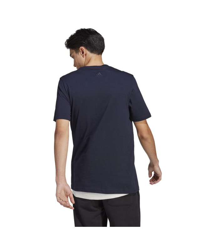 T-shirt adidas Essentials Logo linéaire Noir Homme
