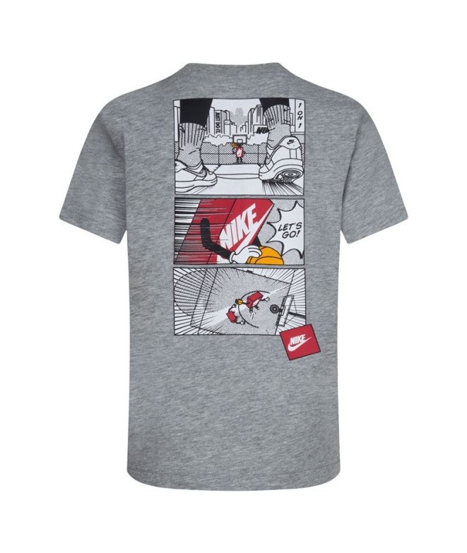 Camiseta Nike Icons Of Play Ss Gris Niño