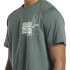 T-shirt Reebok Série graphique verte homme