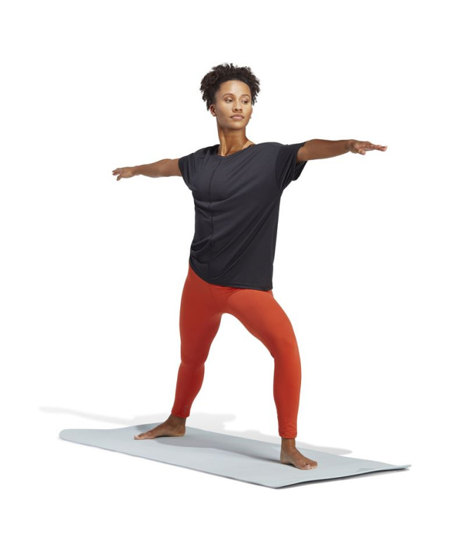 Yoga Top adidas Studio Oversized Noir T-Shirt...