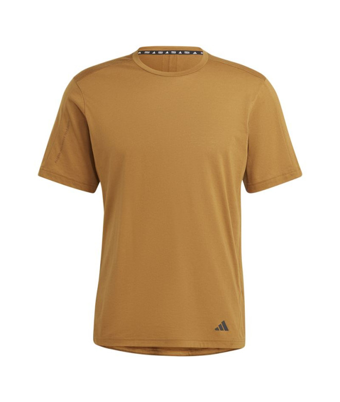 T-Shirt Fitness adidas Yoga Base Orange Homme