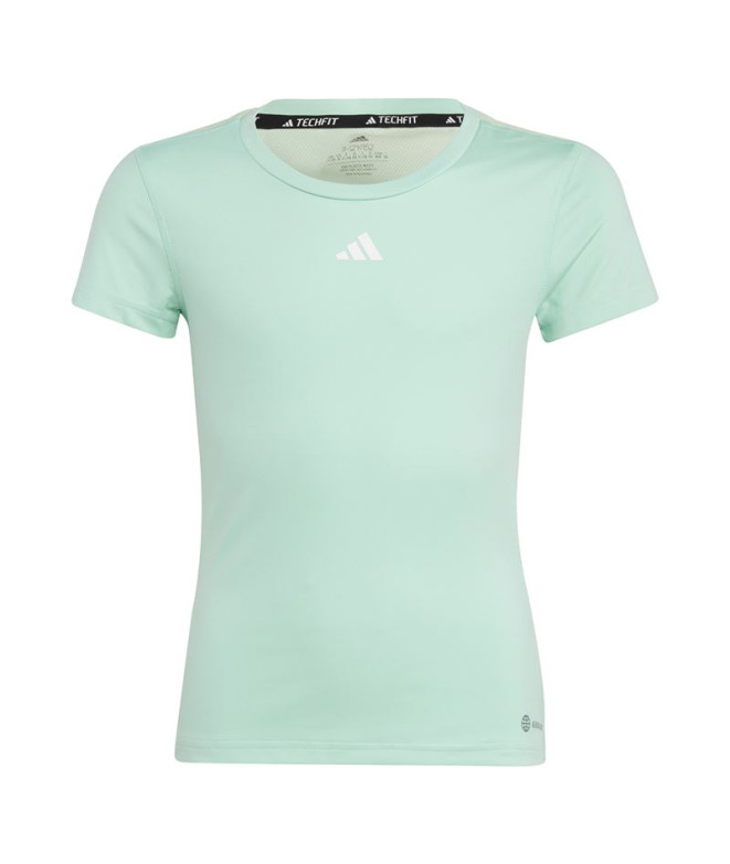 T-shirt adidas Techfit Aeroready Sport Icons Training Azul para rapariga