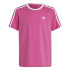 Camiseta adidas Essentials Cotton Rosa Menina
