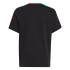 Camiseta adidas Essentials Cotton Preto Menina